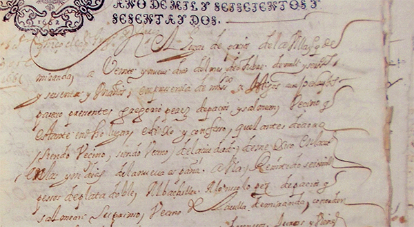 Escritura de la fundación de vínculo y mayorazgo, otorgada por el licenciado Alonso López de Pacios
