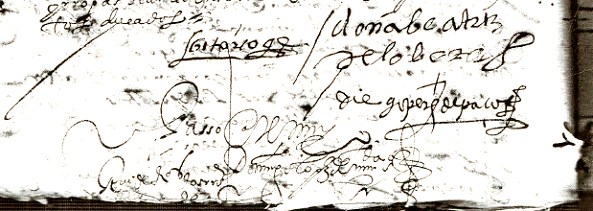 Firmas del capitán Victorio González de Miranda y Aguiar
